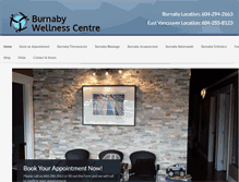 Tablet Screenshot of burnabywellness.com